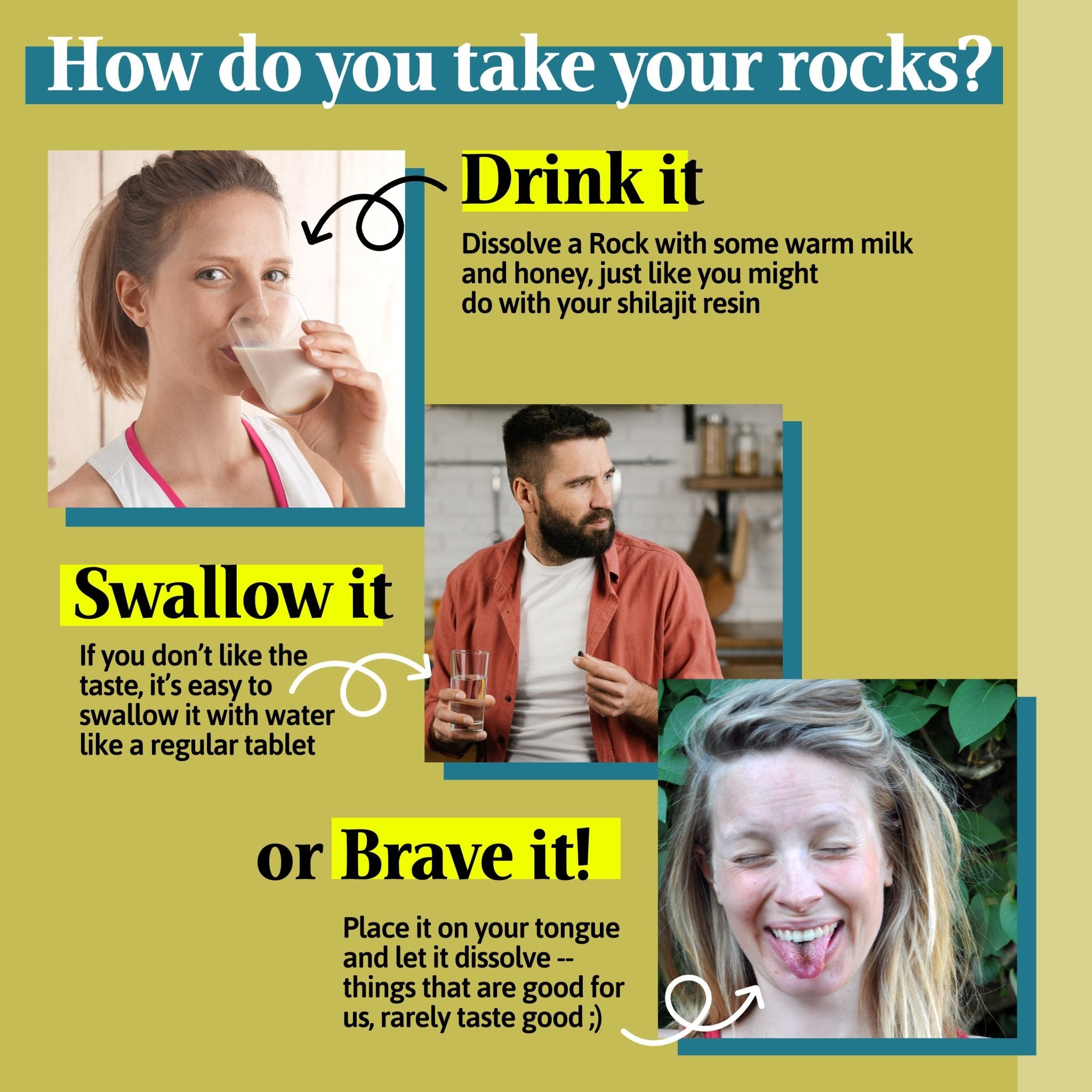 Mountain Blood® Rocks - Premium Ayurvedic Shilajit - 120 x 200mg tablets - Nature Provides