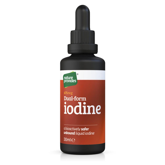 Dual-Form Iodine (675mcg) Extracted From Natural Kelp - 30ml - Nature Provides