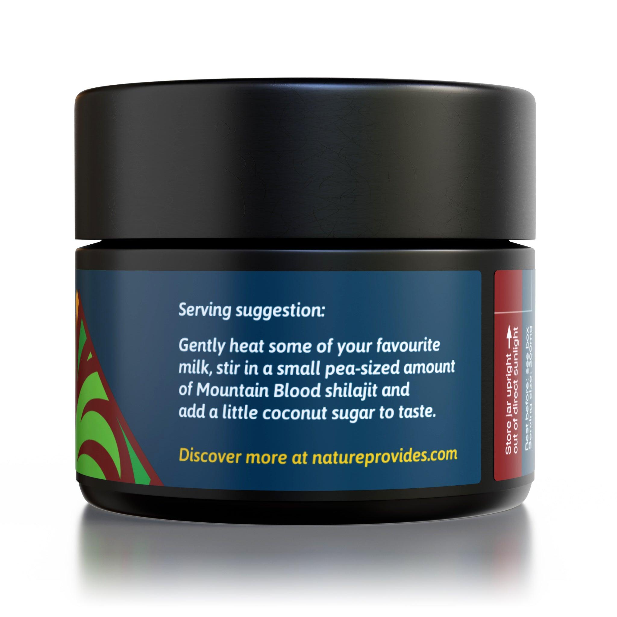 Mountain Blood® Premium Ayurvedic Shilajit - 30g - Nature Provides