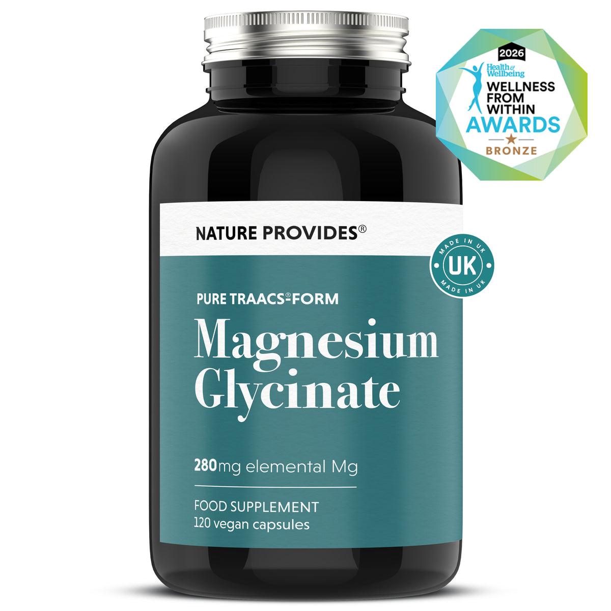 TRAACS® Magnesiumglycinat (240mg) - 120 Kapseln